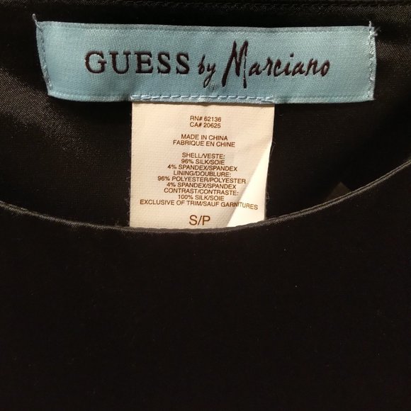 $20 Gift Card BONUS with Marciano Stretch Silk Cocktail Dress! - Picture 4 of 9